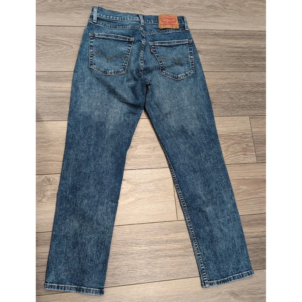 LEVI'S 511 Mens 30x30(30x29) Slim Stretch Medium Wash Denim Jeans